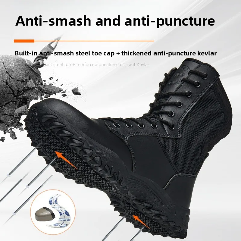 Escalator Cleaning Machine - All-black High-top Outdoor Anti-smashing and Anti-piercing