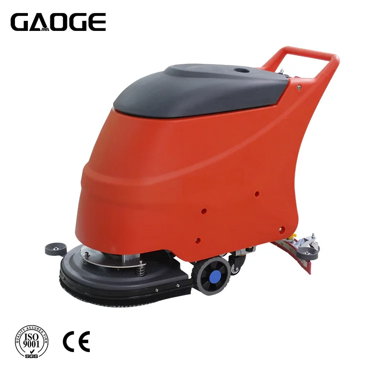 Floor Scrubber Machine Walk Behind - Gaoge A2 Electric Manual Floor Cleaning