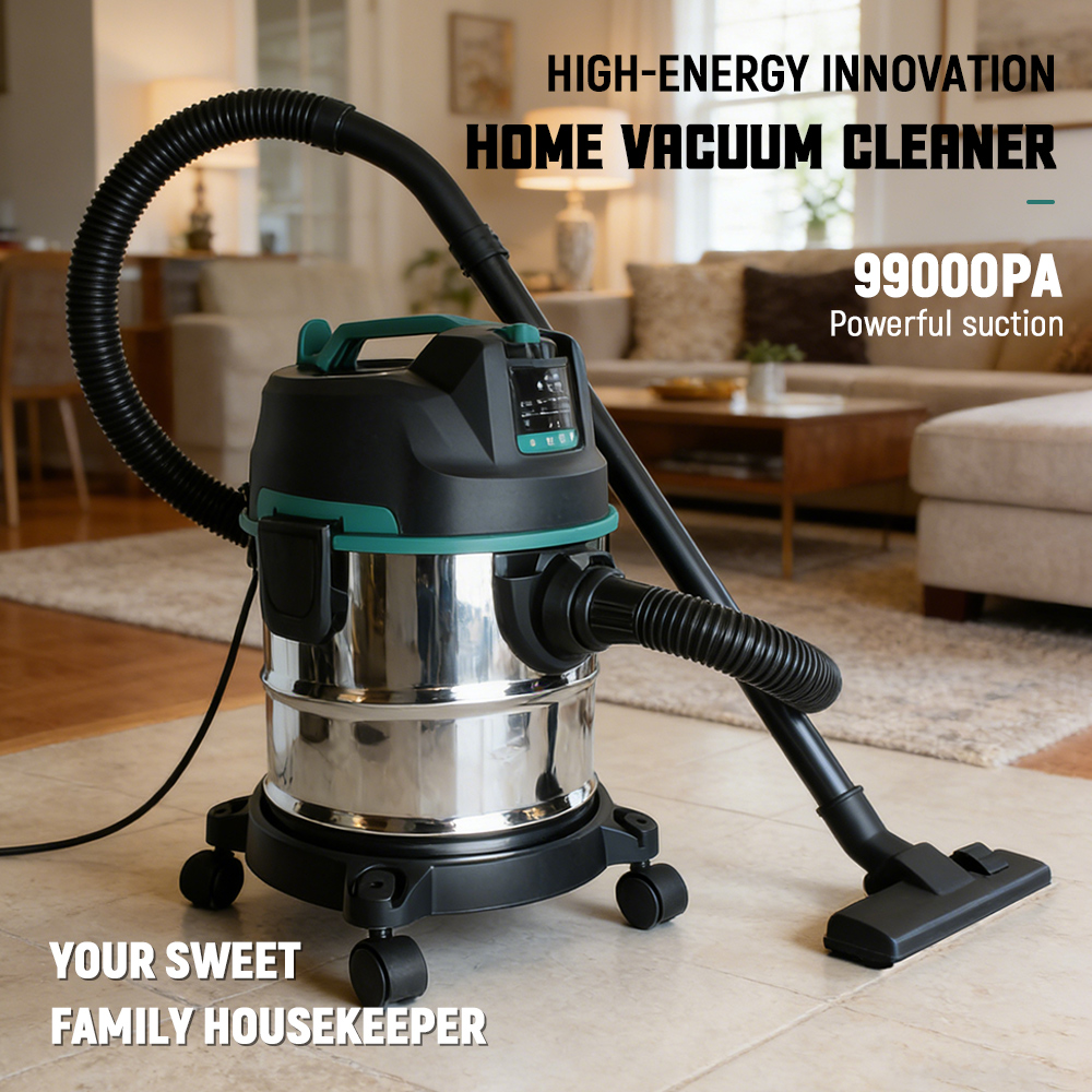 Industrial Vacuum Cleaner 3000W - 35L 1400W High Power Dry Blowing