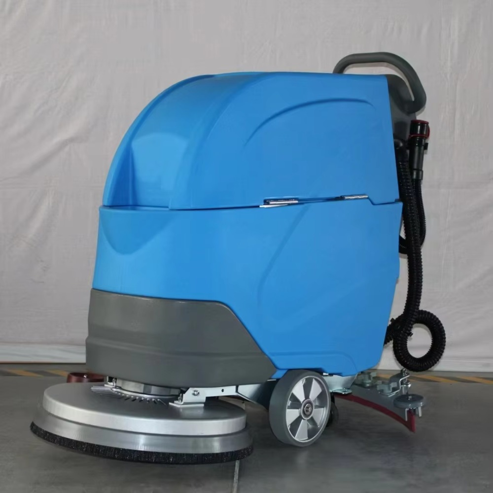 Floor Scrubber Machine Walk Behind - Mini Industrial Walk Behind Floor Scrubber,