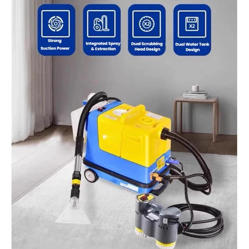 Carpet Extractor Machine - 9L/10L Dual Tank Commercial Carpet Cleaning