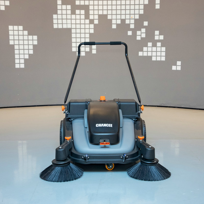 Mini Manual Hand Push Industri - огляд і ціна Floor Sweeper Machine Manual