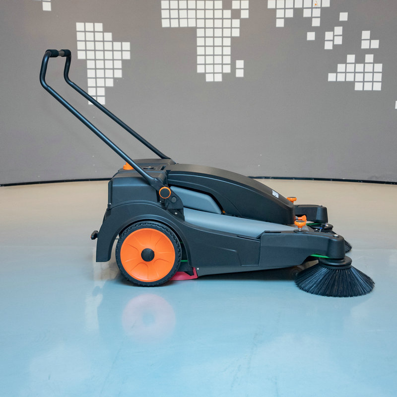 Mini Manual Hand Push Industri - огляд і ціна Floor Sweeper Machine Manual