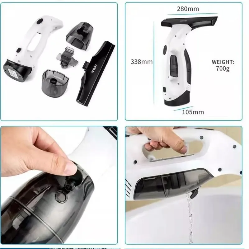 20W Cordless Automatic Glass C - огляд і ціна Window Cleaning Robot Automatic