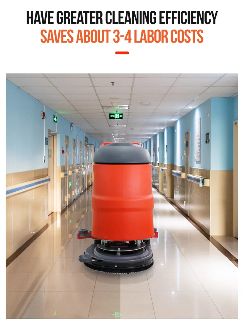 Gaoge A2 Electric Manual Floor - огляд і ціна Floor Scrubber Machine Walk Behind