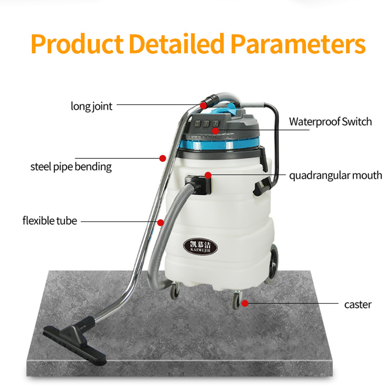 90L Vacuum Cleaner with 3 Moto - огляд і ціна Industrial Vacuum Cleaner 3000W