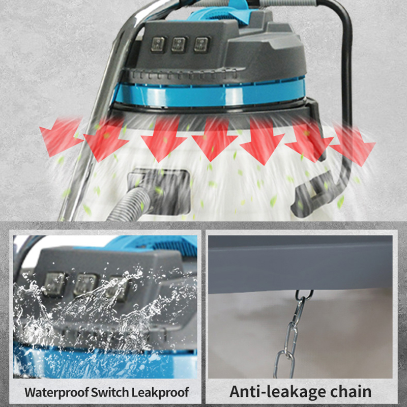 90L Vacuum Cleaner with 3 Moto - огляд і ціна Industrial Vacuum Cleaner 3000W