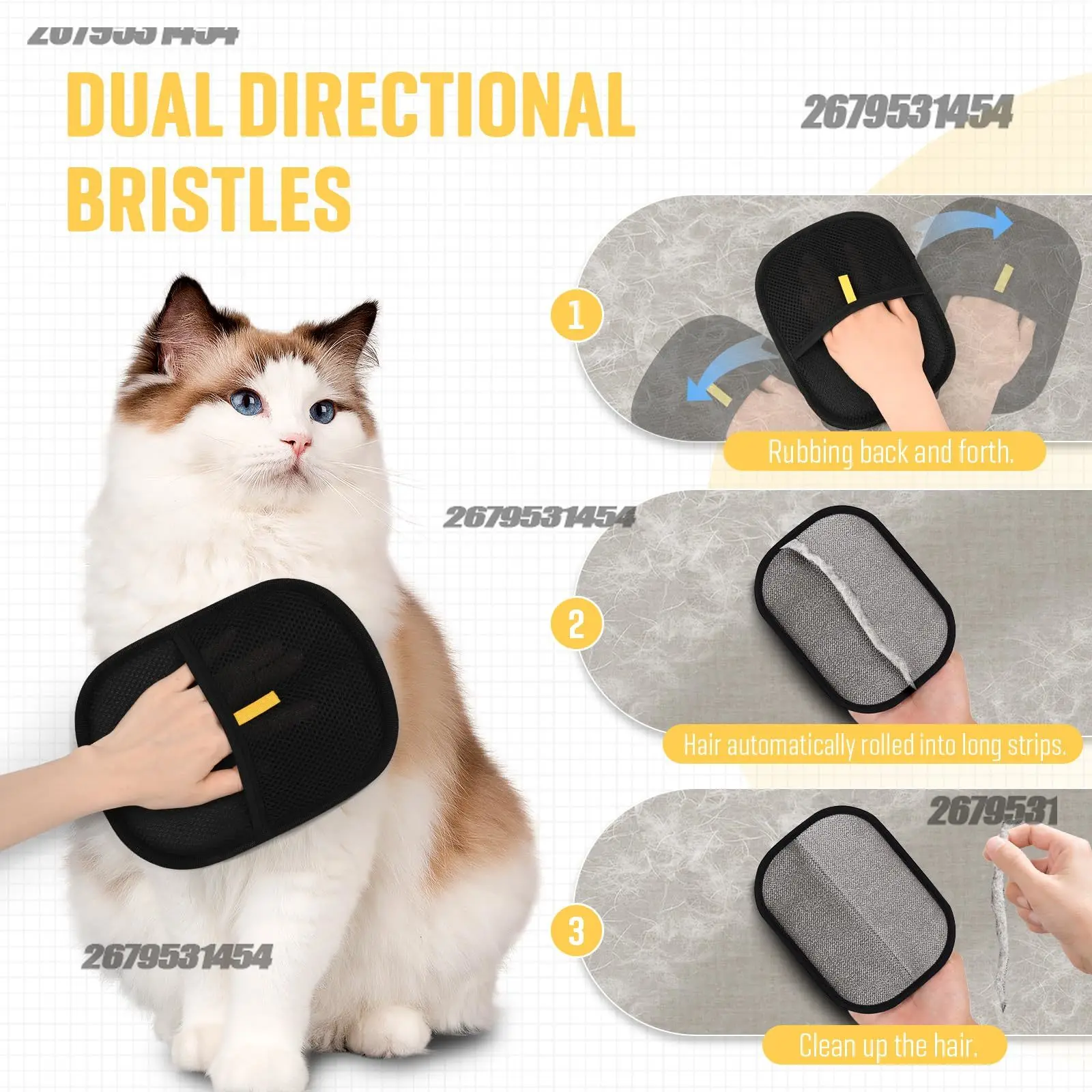 1/2PCS Pet Hair Remover Glove  - огляд і ціна Carpet Extractor Machine