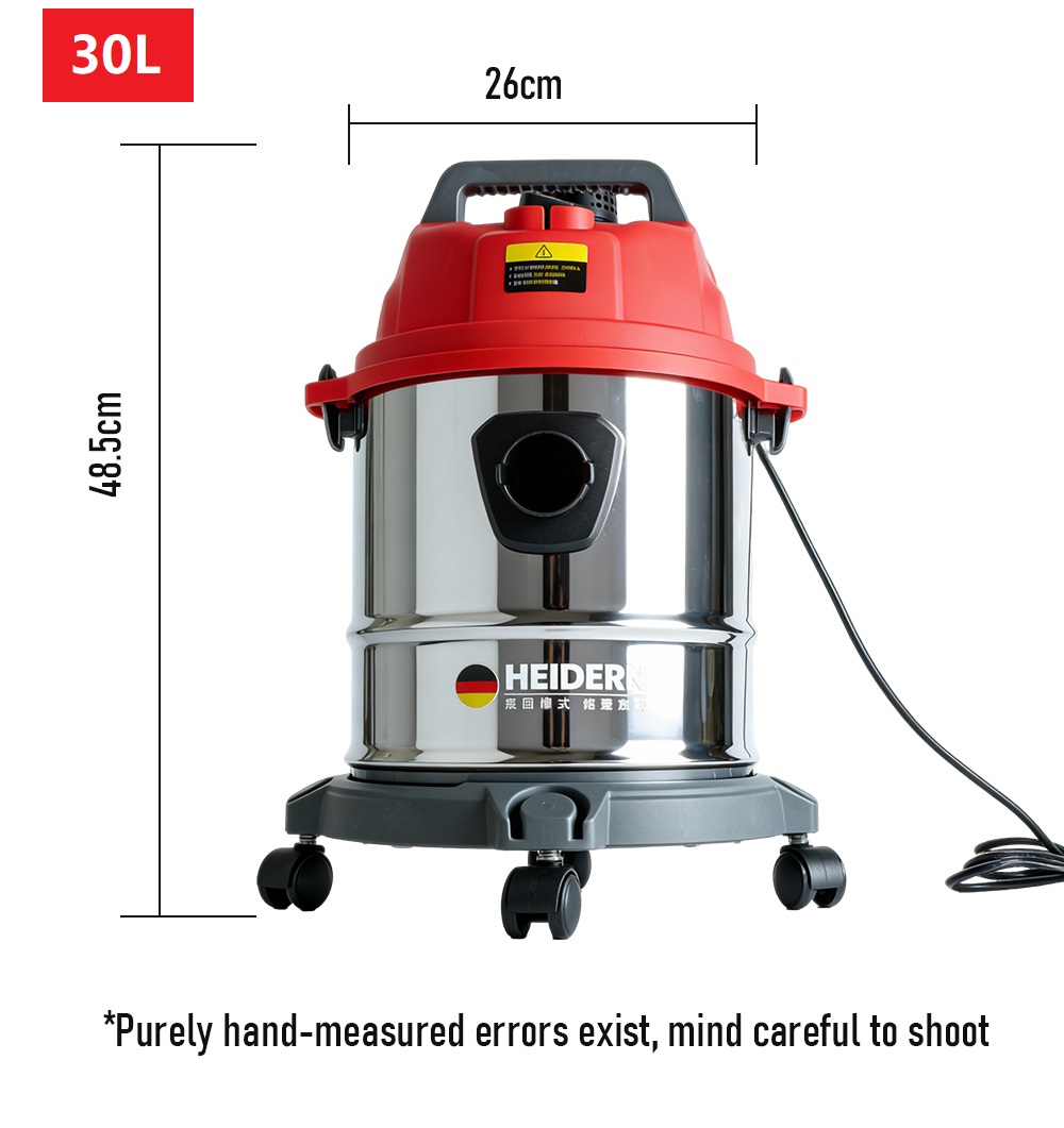 30L High Power Wet & Dry Vacuu - огляд і ціна Industrial Vacuum Cleaner 3000W