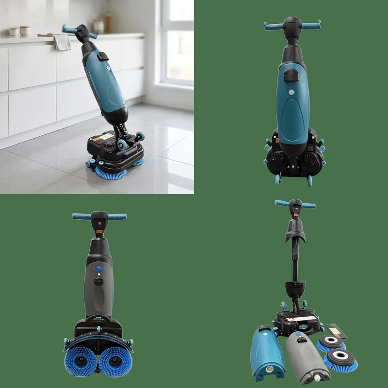 Mini Walk Behind Floor Scrubbe - огляд і ціна Floor Scrubber Machine Walk Behind