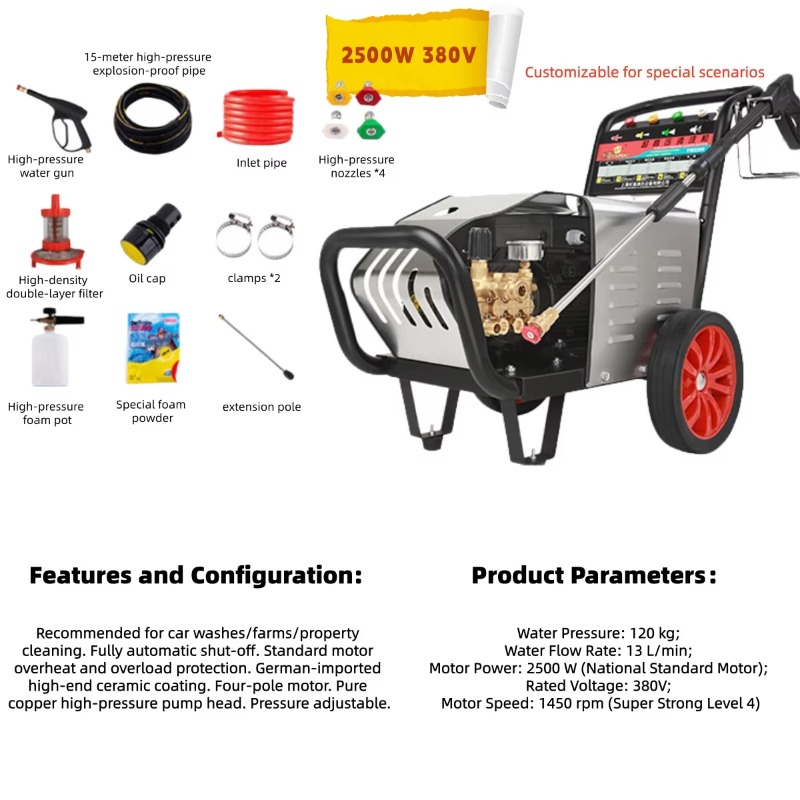 【2026】 Commercial Car Wash Mac - огляд і ціна Steam Cleaner Commercial 3000W