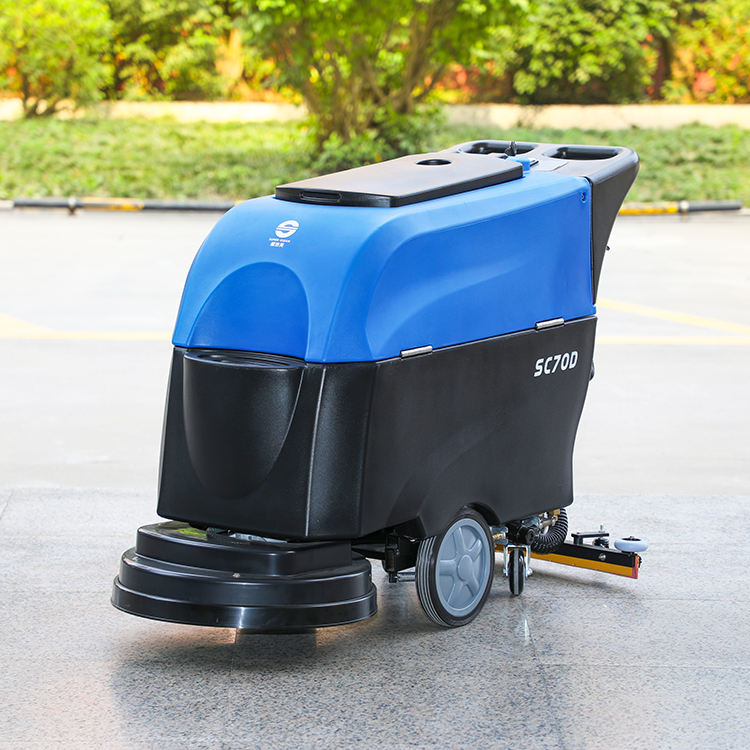 8m Cable Heavy Duty Walk Behin - огляд і ціна Floor Scrubber Machine Walk Behind