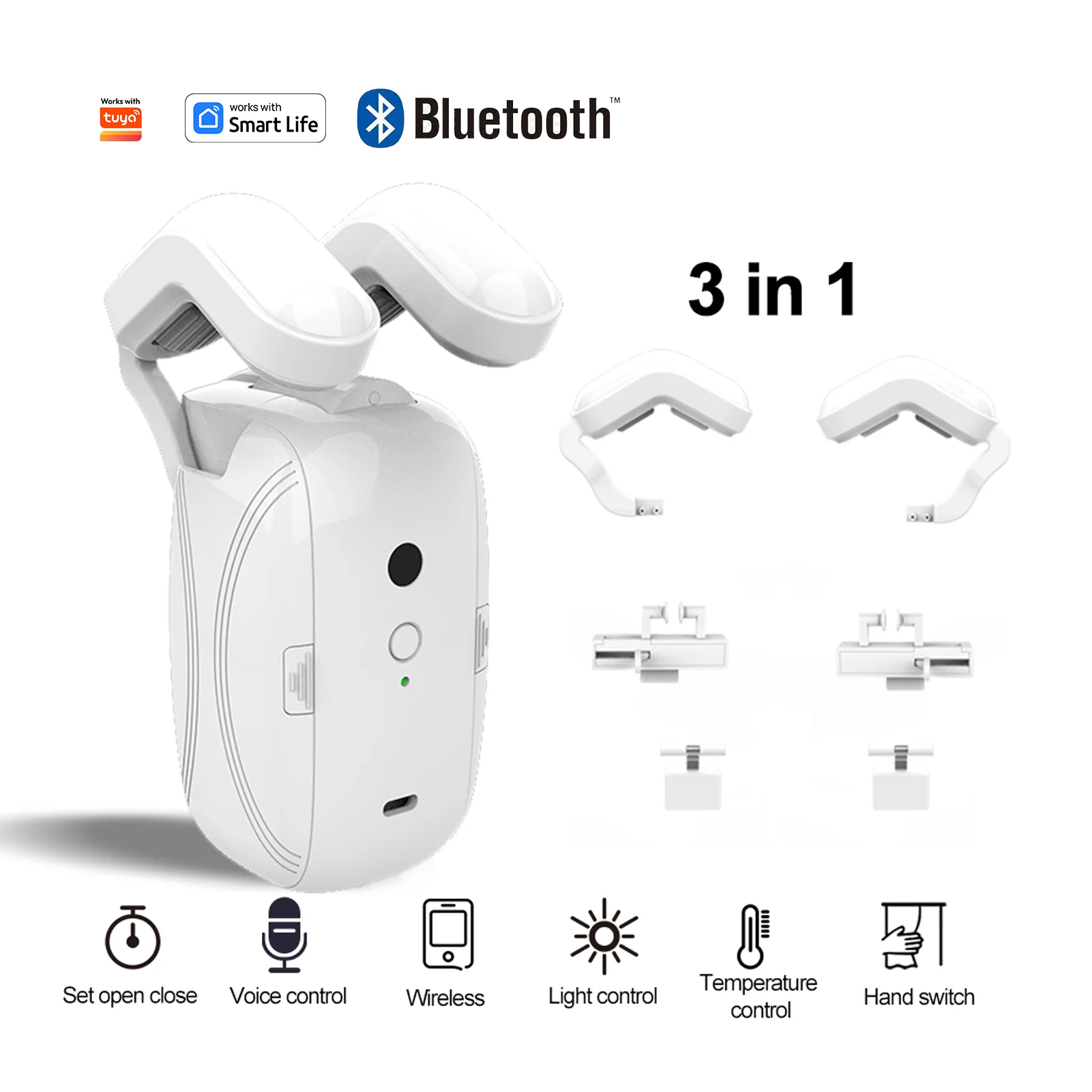 Smart Bluetooth Curtain Robot  - огляд і ціна Window Cleaning Robot Automatic