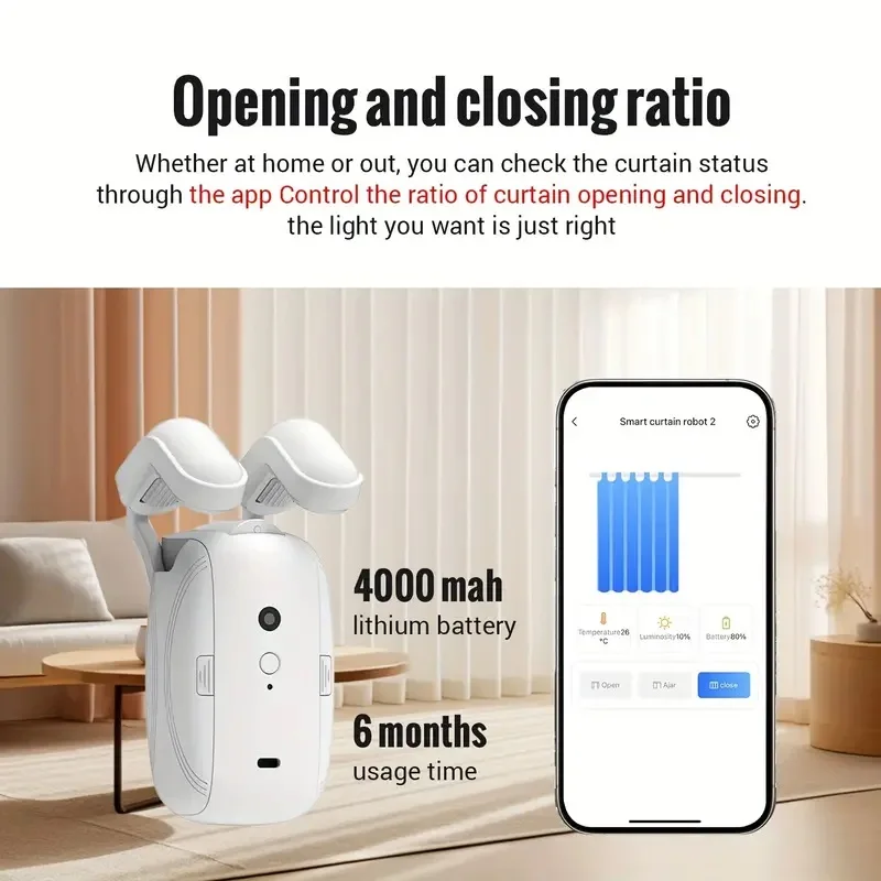 Smart Bluetooth Curtain Robot  - огляд і ціна Window Cleaning Robot Automatic
