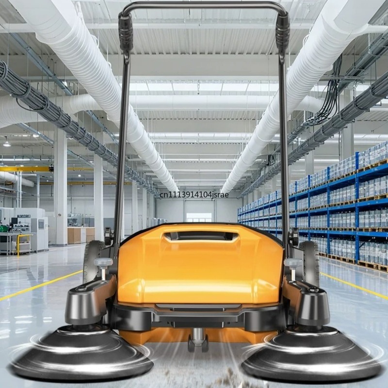 Manual Push Walk‑Behind Indust - огляд і ціна Floor Sweeper Machine Manual