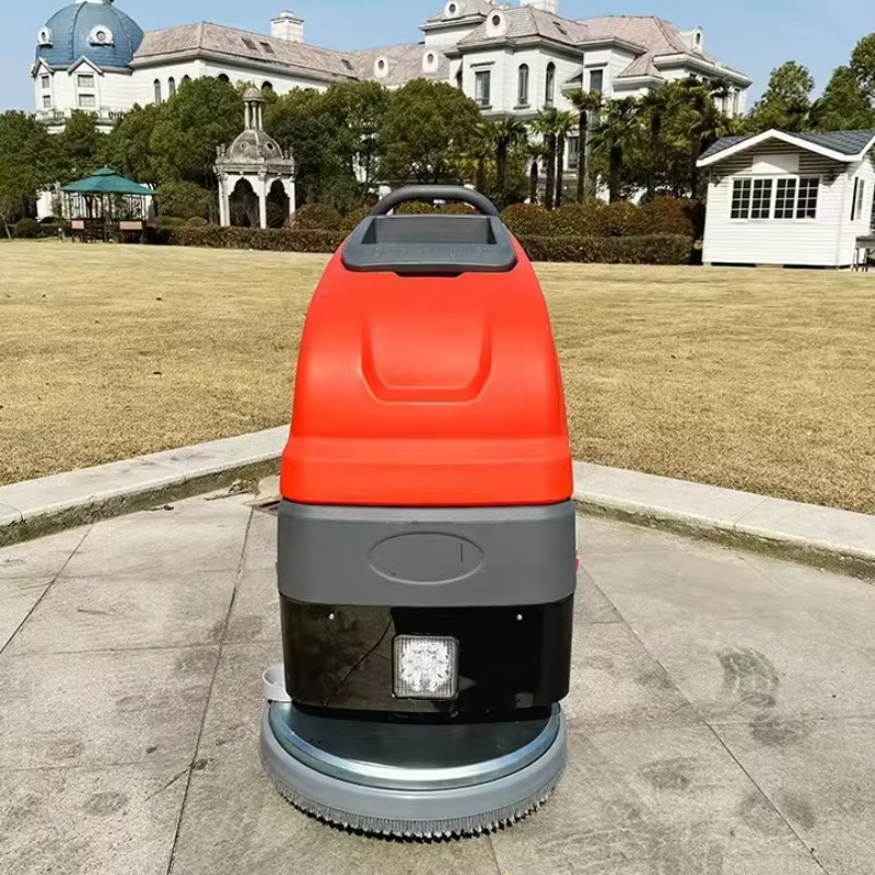 Hot Sell Electric Hand Push Fl - огляд і ціна Floor Scrubber Machine Walk Behind