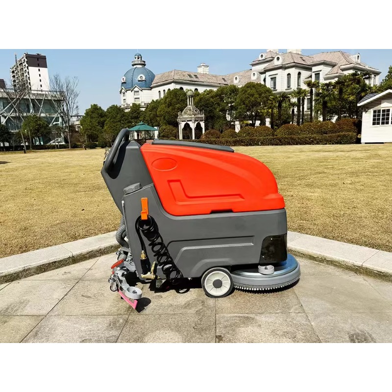Hot Sell Electric Hand Push Fl - огляд і ціна Floor Scrubber Machine Walk Behind