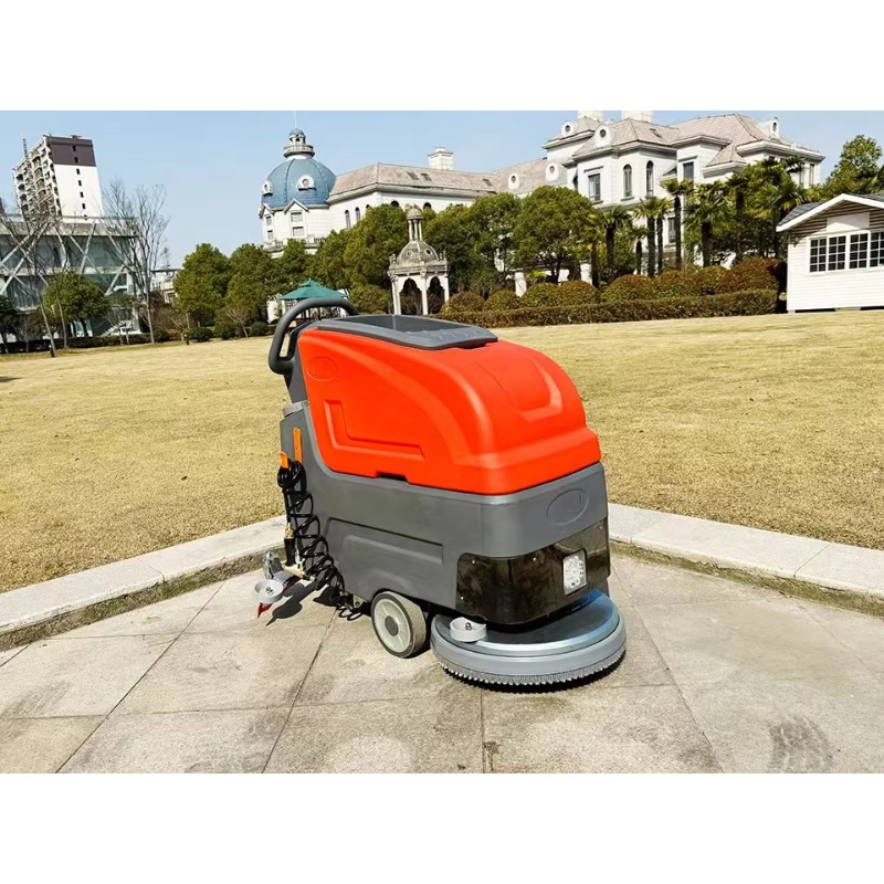Hot Sell Electric Hand Push Fl - огляд і ціна Floor Scrubber Machine Walk Behind