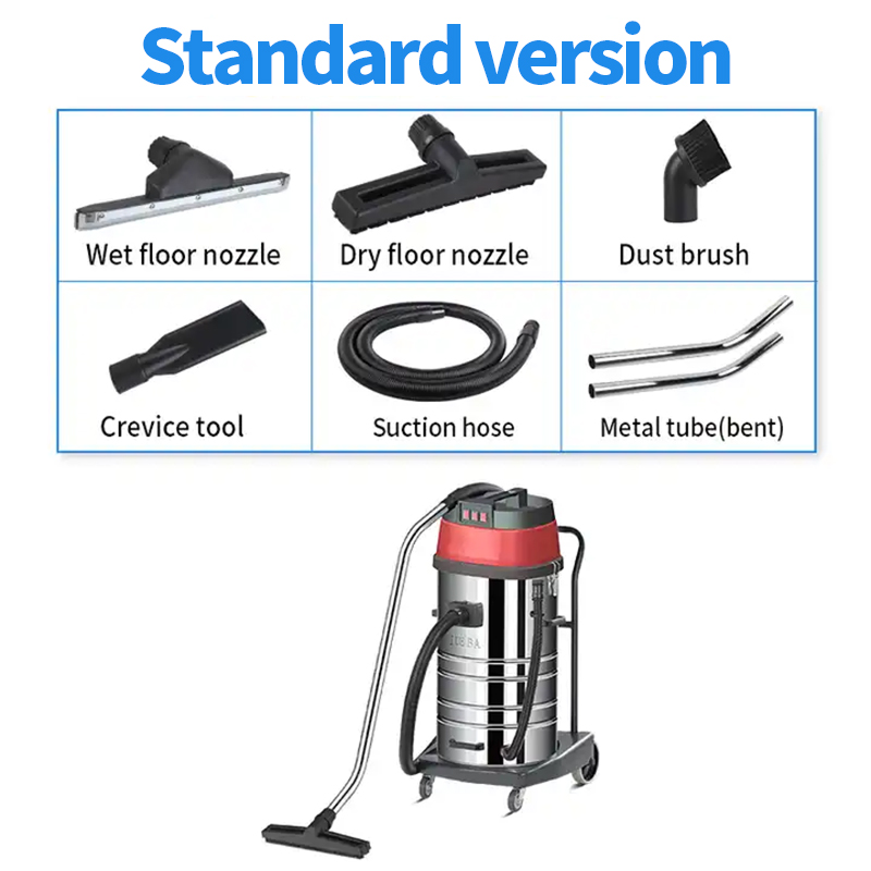 Large Scale Industrial 80L Red - огляд і ціна Industrial Vacuum Cleaner 3000W