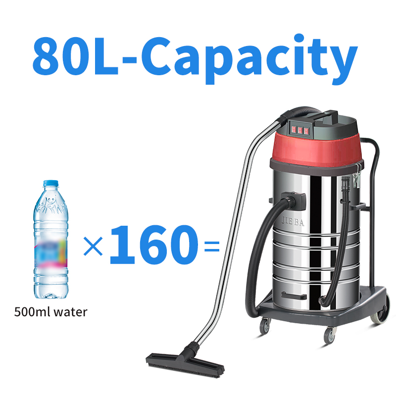 Large Scale Industrial 80L Red - огляд і ціна Industrial Vacuum Cleaner 3000W