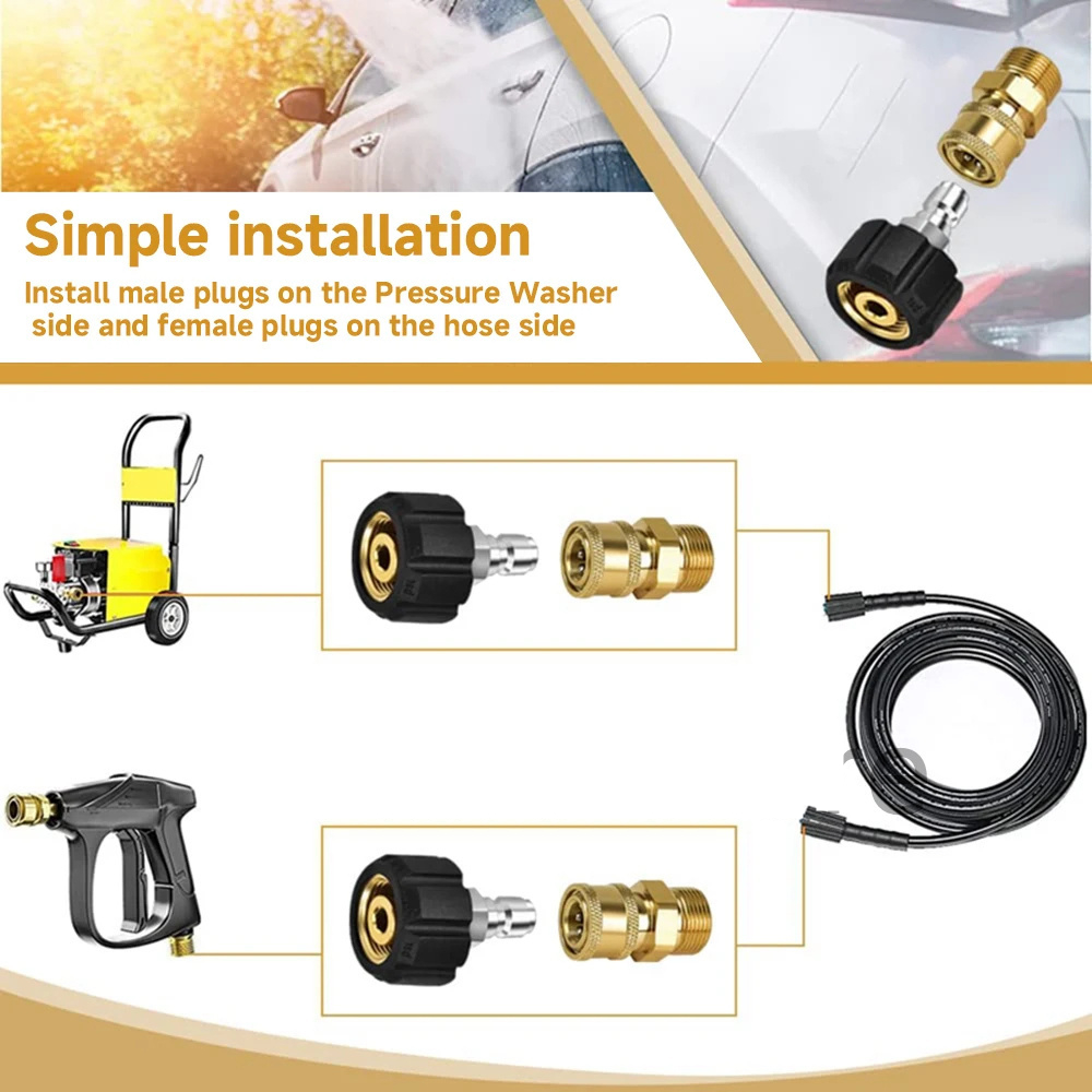 Brass M22 Female Swivel Quick  - огляд і ціна Pressure Washer 3000Psi