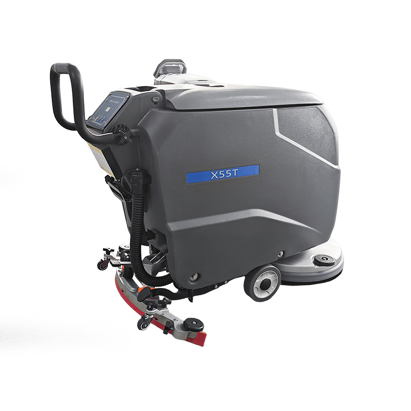 X55T industrial floor scrubber - огляд і ціна Floor Scrubber Machine Walk Behind