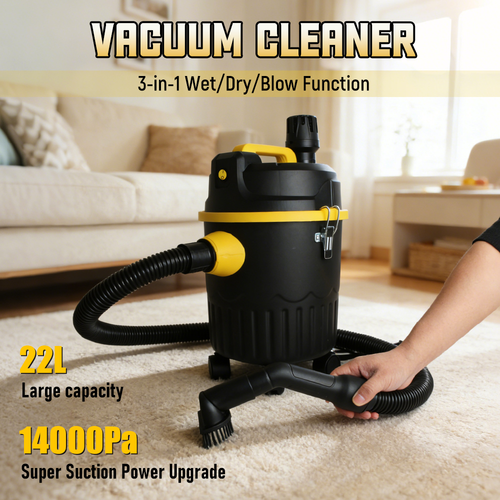 22L Wet And Dry Blowing 3 in 1 - огляд і ціна Industrial Vacuum Cleaner 3000W